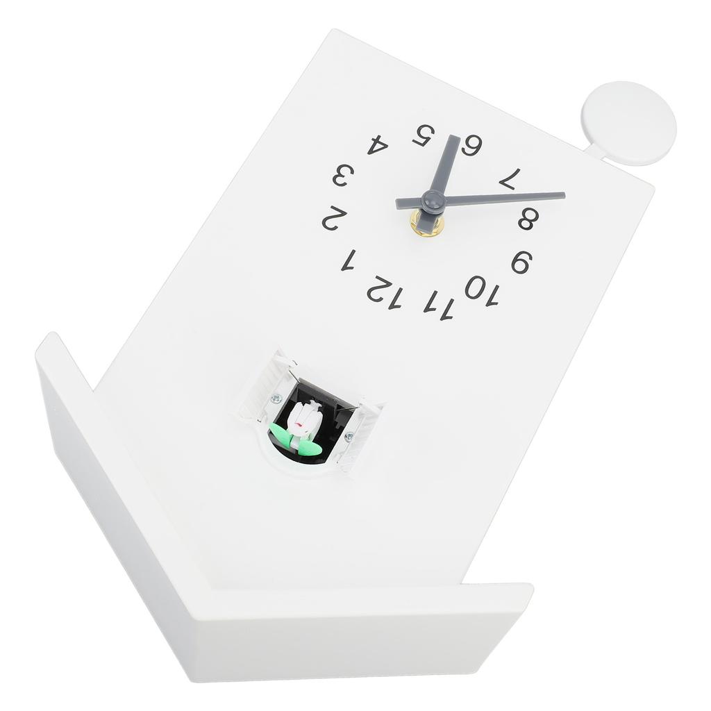 Bird House Wall Clock Bird Voice Call Nordic Bird House Wall Hanging Clock for Bedroom Living Room