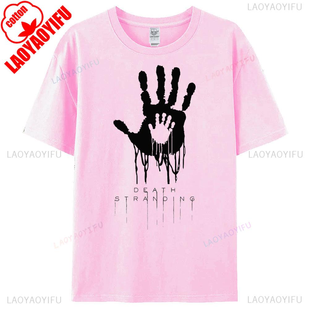 Death Stranding Theme Series Printed Tshirt Original Design Hot Sale Tops Game Lover Men Women Fashion Crewneck Cotton Tee