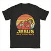 Jesus Has Your Back Jiu Jitsu Retro Christian T Shirts Women Men Tops Vintage Tees Short Sleeve Graphic T Shirt 100%cotton T Shirt  Summer Clothes