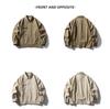 2025 Men's Trendy Casual Workwear Lapel Jacket - Long Sleeve Spring/Autumn Outerwear