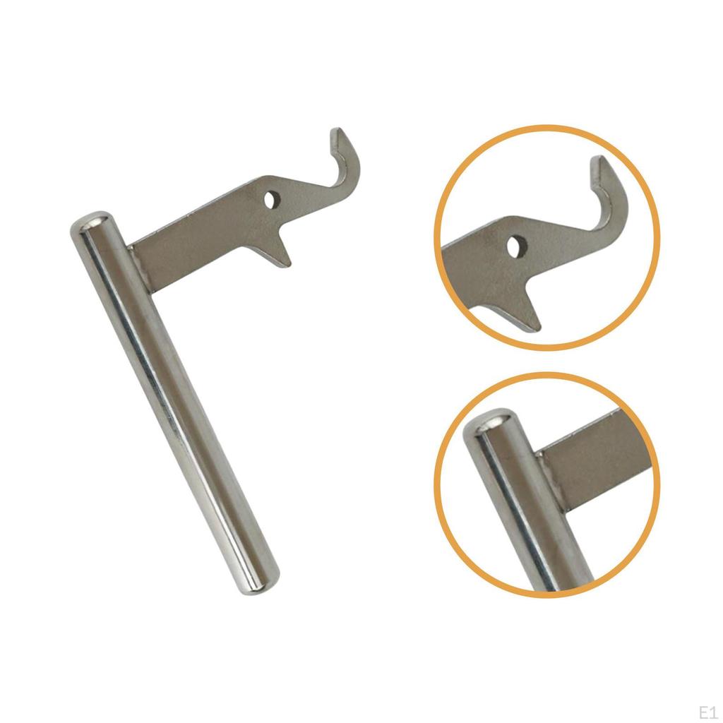 Fireplace Door Handle Comfortable Grip Heat Resistant Professional Household Easy Installation