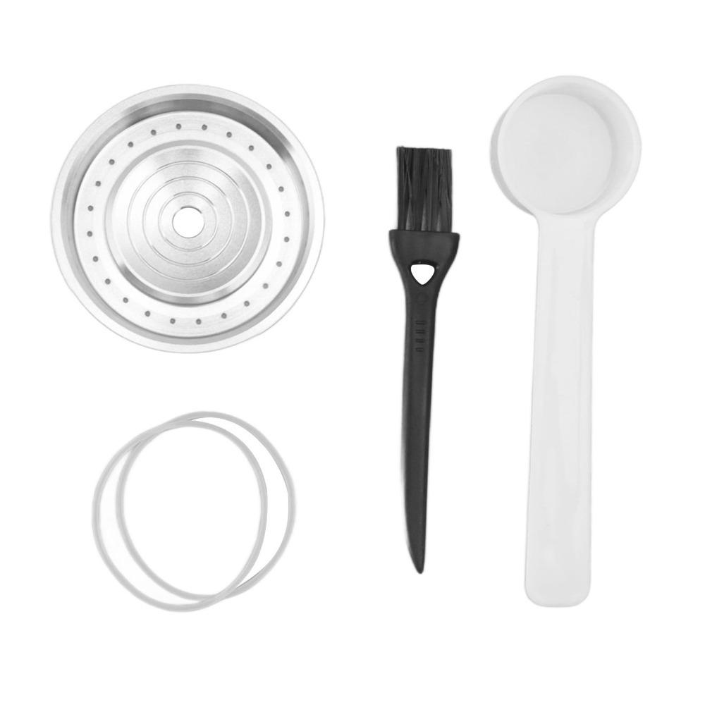 Rusty Proof Reusable Coffee Capsule Lid 304 Stainless Steel Stainless Steel Lid For Machines