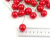 Handmade Christmas Red Berry Foam Ornaments - Decorative Accessories
