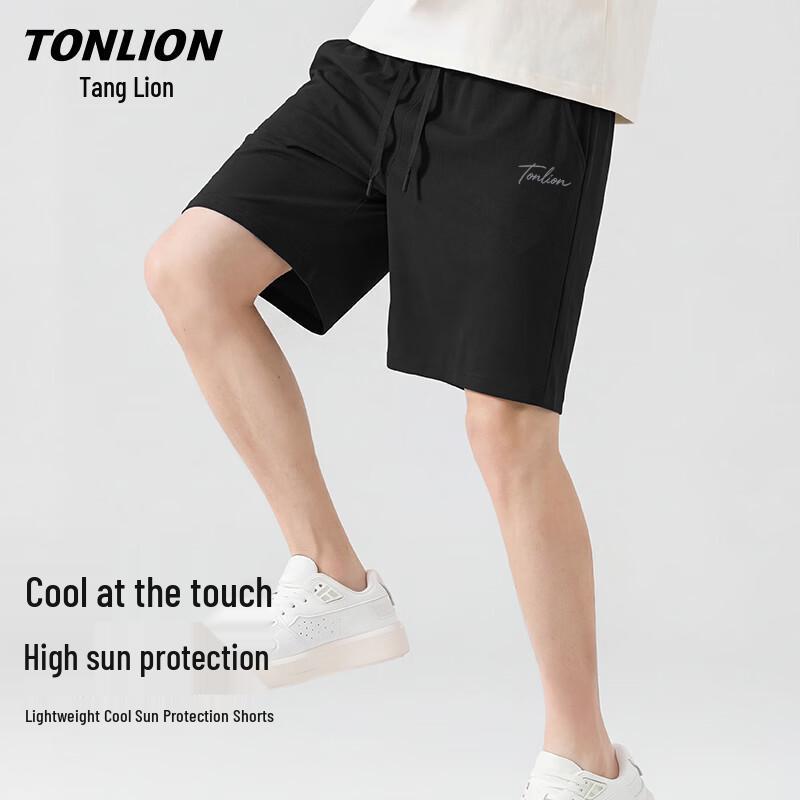 TonLion Men's Ice Silk Casual Shorts