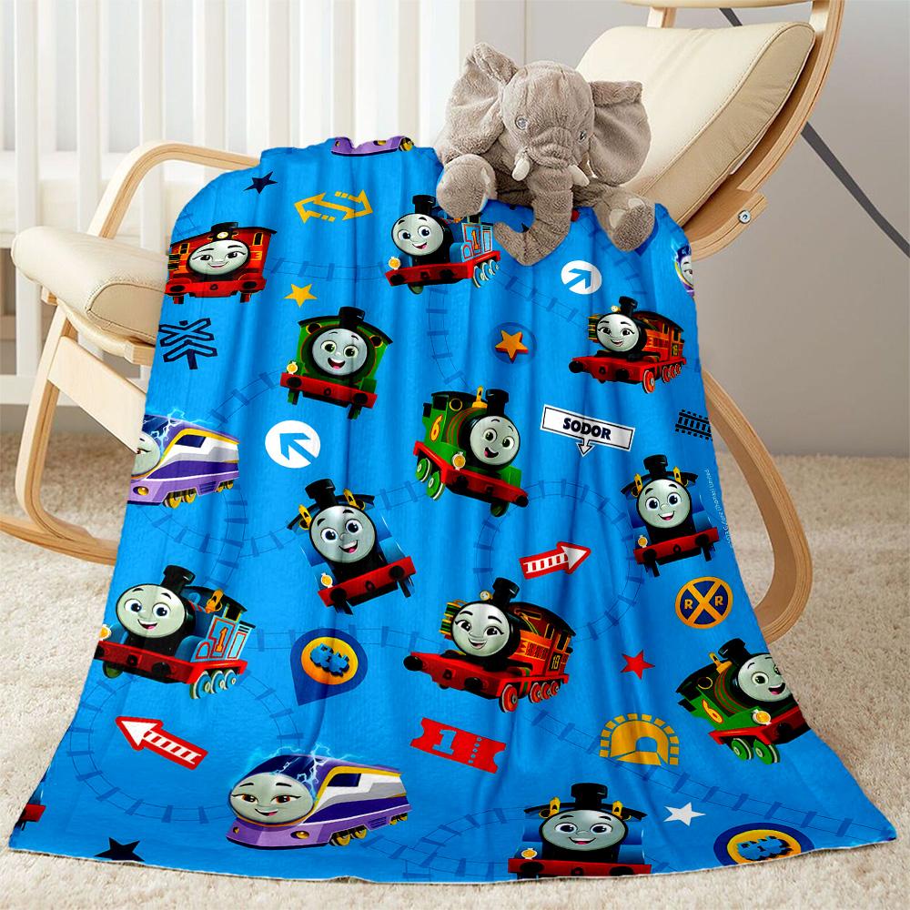 Thomas Friends Adventure Blanket Warmthful Decor Great for Office Bedding Bed for All Seasons Warmthful Decor Gifts For Family Or Friends
