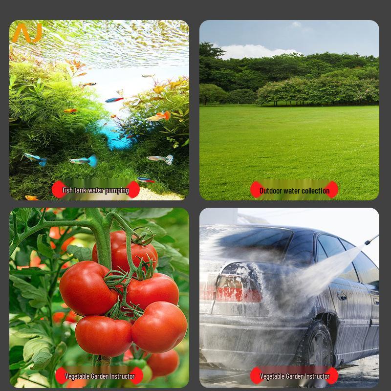 Portable Self-Priming DC Water Pump for Hand Drills