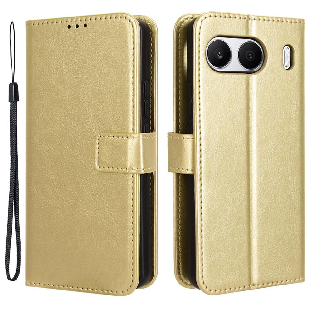 For OnePlus Nord 4 Case Crazy Horse Texture PU Leather Phone Wallet Cover