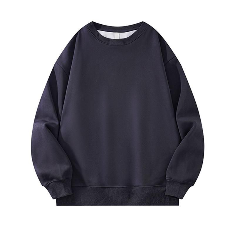

Men s Black American Style Heavyweight Hoodie, Plus Velvet, Long Sleeve, Casual Base Layer for Autumn/Winter 2025. M