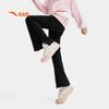 Anta Girls' 2025 Autumn Breathable Wide-Leg Knit Sports Pants A62537710
