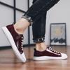 Men Fashion Lace-Up Genuine Leather Shoes Non-slip Wear-Resistant Sports Shoes Comfortable Flat Slip-on Casual Driving Shoes2024