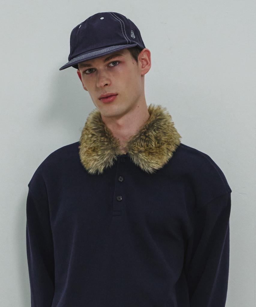 MOONSUN Vintage Stitch Ball Cap/Navy