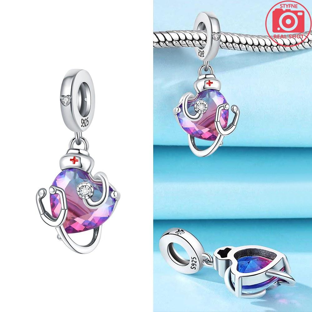 Charms Plata Nurse'S Three-In-One Pendant Copper Colors For Charms Copper Colors Original Bracelet For Jewelry Making