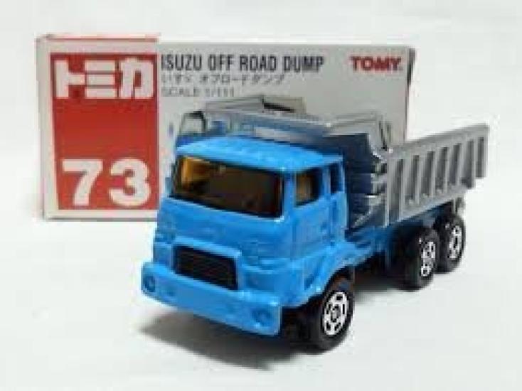 

Tomica Isuzu dump platform top and NO.73 off-road (loading bottom)