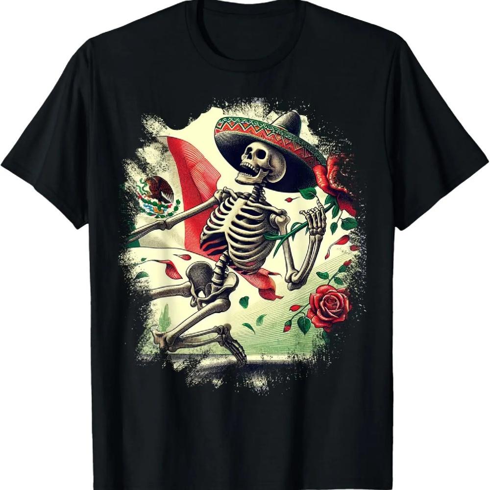 

Мексика Подарок Роза Тихуана Мексиканская Испанская Гордость Пончо Футболка XXXXXL чёрный