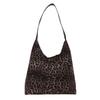 Large Leopard Contemporary Print Tote Bag For Women With Unique Shape And Spacious Design