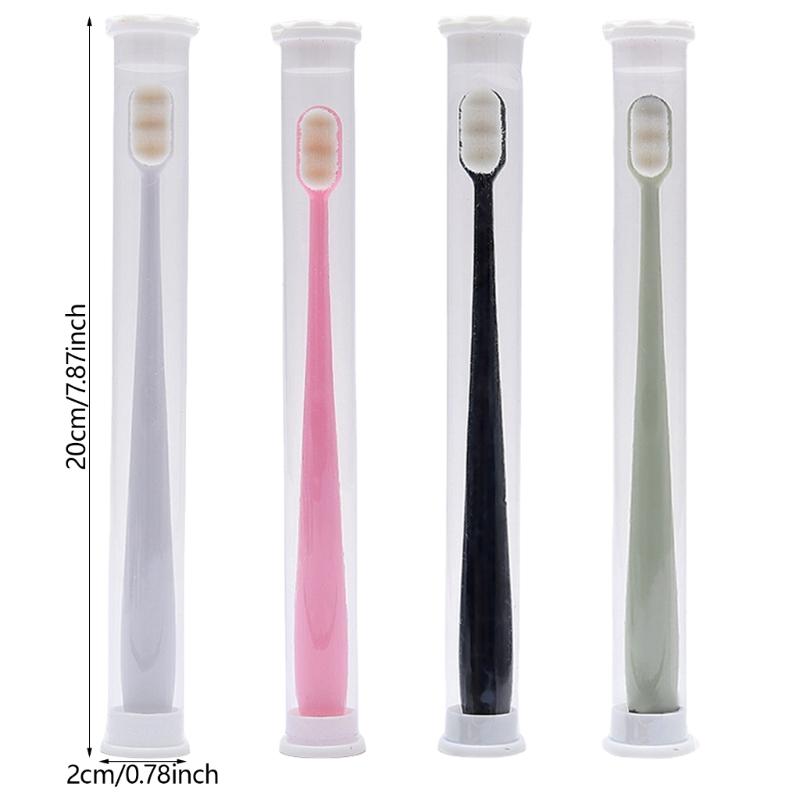 Soft Bristle Toothbrush Set For Gentle Mout Hygiene Suitable For Sensitive Teeth And Gums With Easy To Distinguish Color