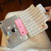 Cartoon Bear Skiing Design Magnetic Detachable Case IPad Air 7 10.5 Inch TPU Cover With Auto Sleep Function