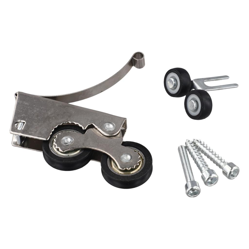 For DIY Projects Cabinet Pulley Door Replacement Wheel Stable Operation User-Friendly Design Versatile Applications