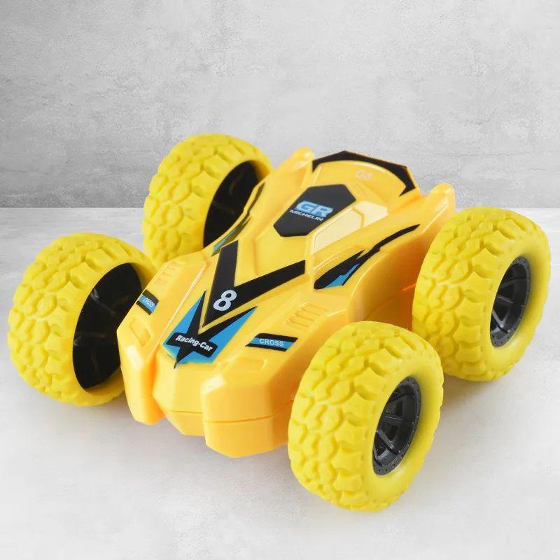 Children's Toy Car Fun Double-sided Car Inertial Safety Anti-collision Anti-fall Kid's Anti-fall Model Sliding Off-road Vehicle