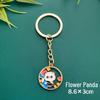 Chinese Style Panda Metal Keychain