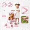 Poussette canne pour poupée, légère et pliable avec capote Kinderplay (KP0290B)