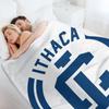 Ithaca College bombers Throw Blanket For Decorative Sofa for winter Flannel Loose Blankets