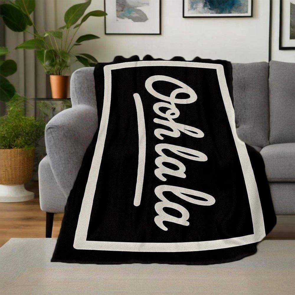 "JOHLALA: The Ultimate Fashion Statement"Blanket Flannel Throw Blanket for Sofa, Bed, Travel, Camping, Office, Couch, Chair, And Bed Gift fo