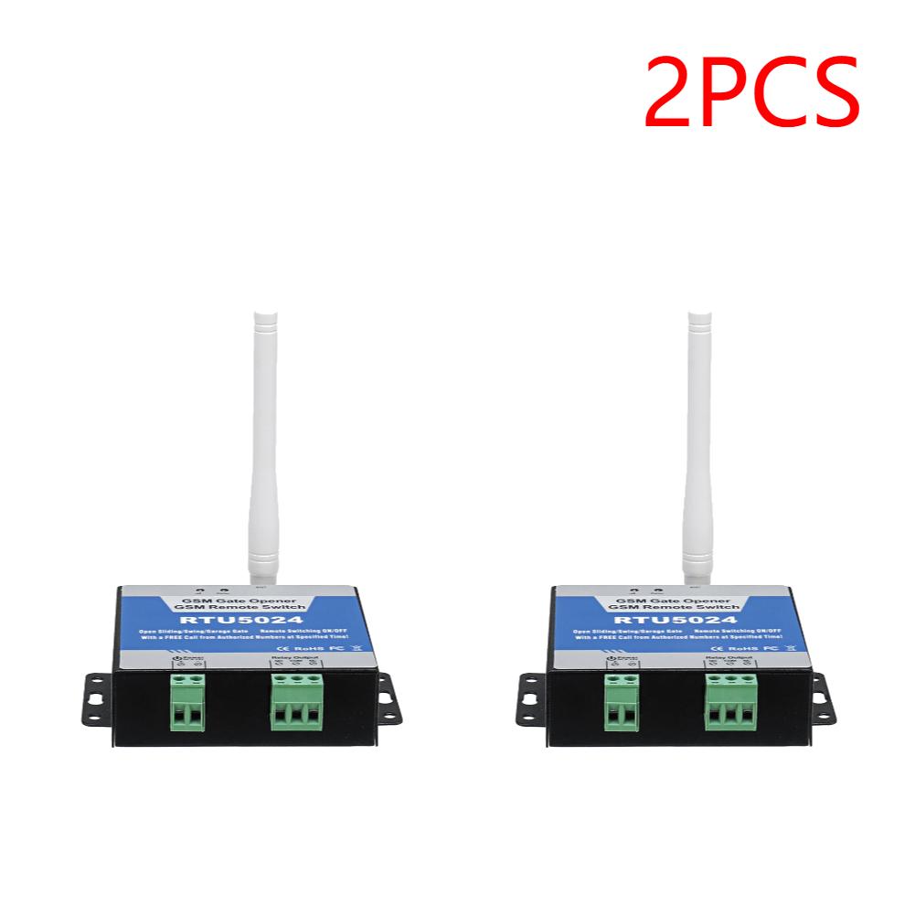 RTU5024 GSM Gate Relay-switch 850/900/1800/1900MHz Remote Control Wireless Door Access Opener with Antenna for Household Bedroom
