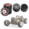 4PCS/Set Remote Control Crawler Wheel Tires Compatible with 1:18 Remote Control Crawler Car Truck Modified Upgrade Tool