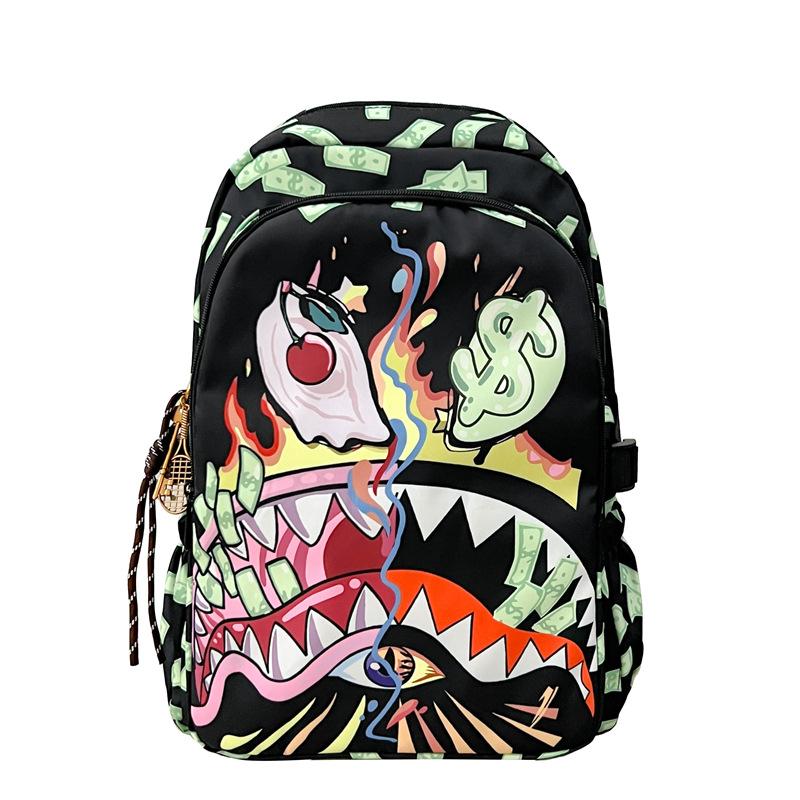Questo Zaino Stampato è una Borsa a Spalle Doppie Leggera e di Grande Capacità per Studenti delle Scuole Primarie e Secondarie e Bambini