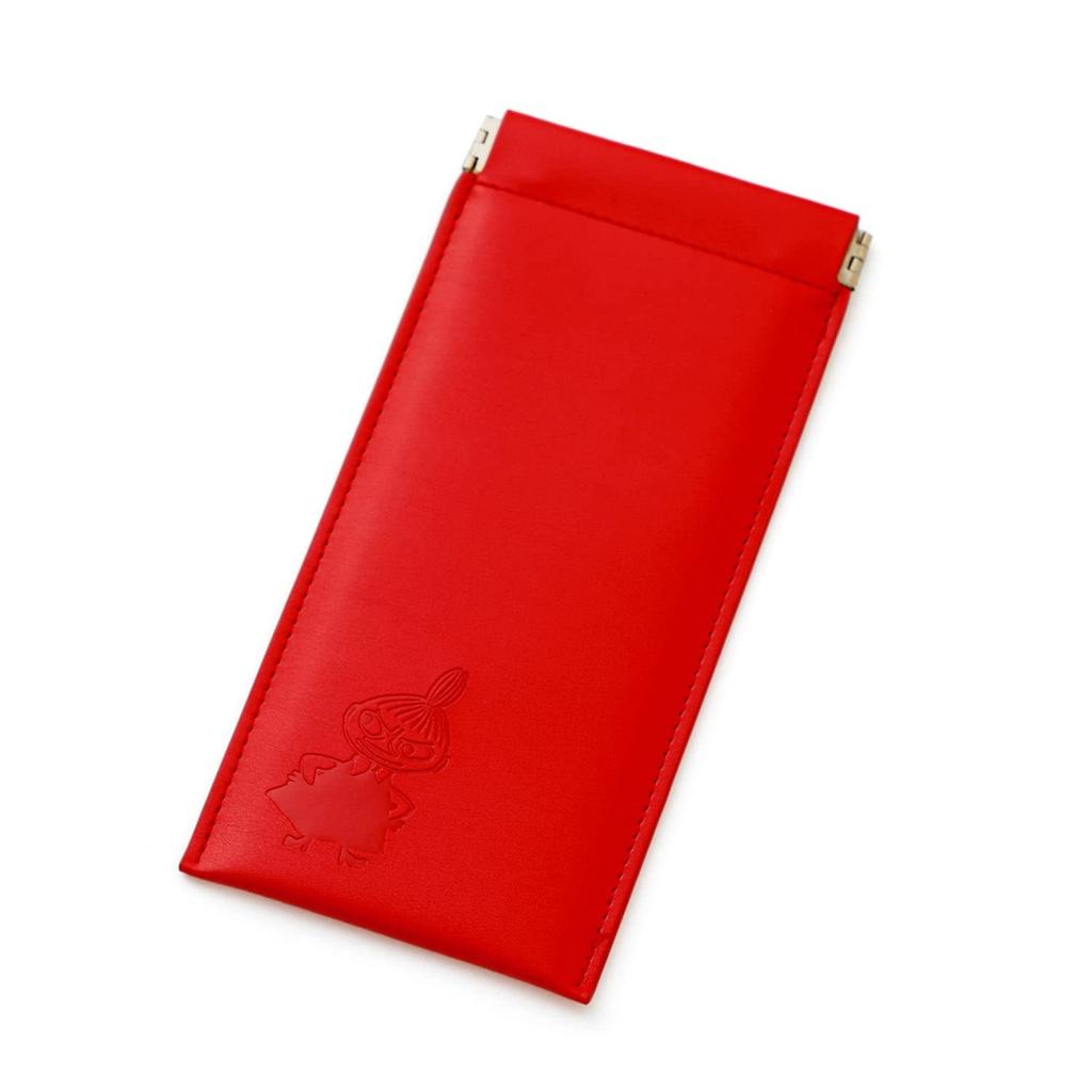 MOOMIN Flat Spring Red [HIGHTIDE] Pouch, Large, [MM093]