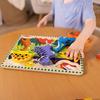 Melissa & Doug Wooden Dinosaur Toy Interlocking Puzzle, Thick, 7 Pieces, Authentic, Product Number 3747