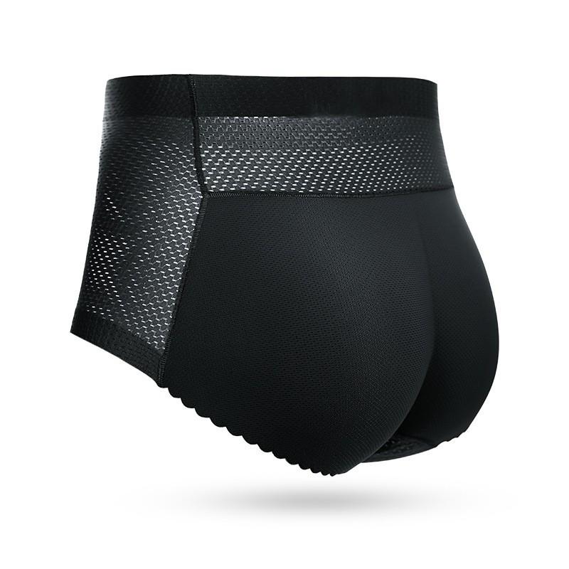 High Waist Shaping Underwear Seamless Breathable Mesh Panel Mid-Rise Panties for Tummy Control and Butt Lifting Support S чёрный