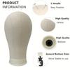 22 Inch Wig Head Canvas Block Head for Making Wigs Mannequin Head With Stand and Wig Caps