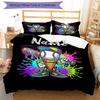 3pcs Custom Name Baseball Bedding Set Duvet Cover Closure Includes 1 Duvet Cover & 2 Pillowcases, Soft and Comfortable for All Seasons.