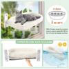 No-punching Suction Cup Cat Nest Comfortable Pet Hanging Bed Cat Desk Hammock  Balcony