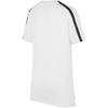 Nike Striped Solid Color Logo Print Round Neck Short Sleeve T-Shirt Kids tops White DO7092-100