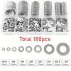 M2-M10 Size Range Washer Set Stainless Steel Ultrathin Washer Assortment  DIY Projects