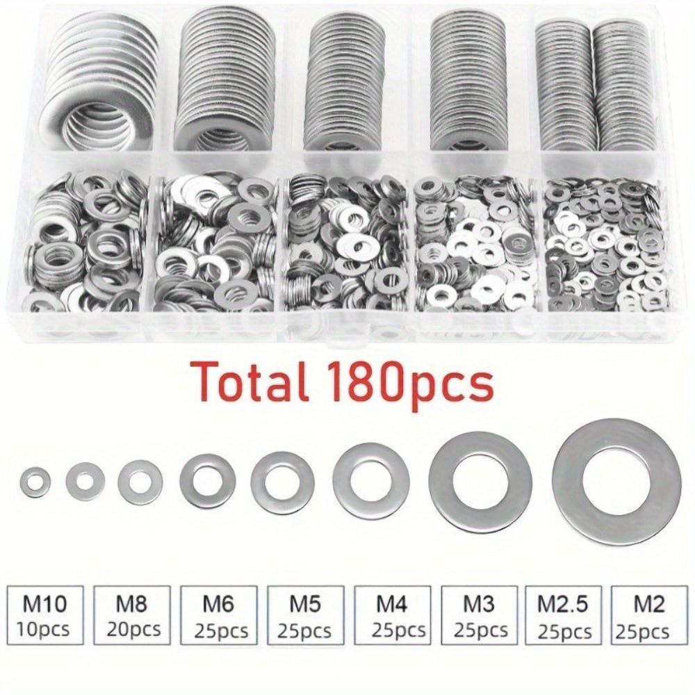M2-M10 Size Range Washer Set Stainless Steel Ultrathin Washer Assortment DIY Projects