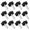 5/10pcs Star Shape Head Hand Knob Screws Bolt M4 M5 M6 M8 M10 M12 Plastic Thread Clamping Thumb Handle Machine Screw Bolts