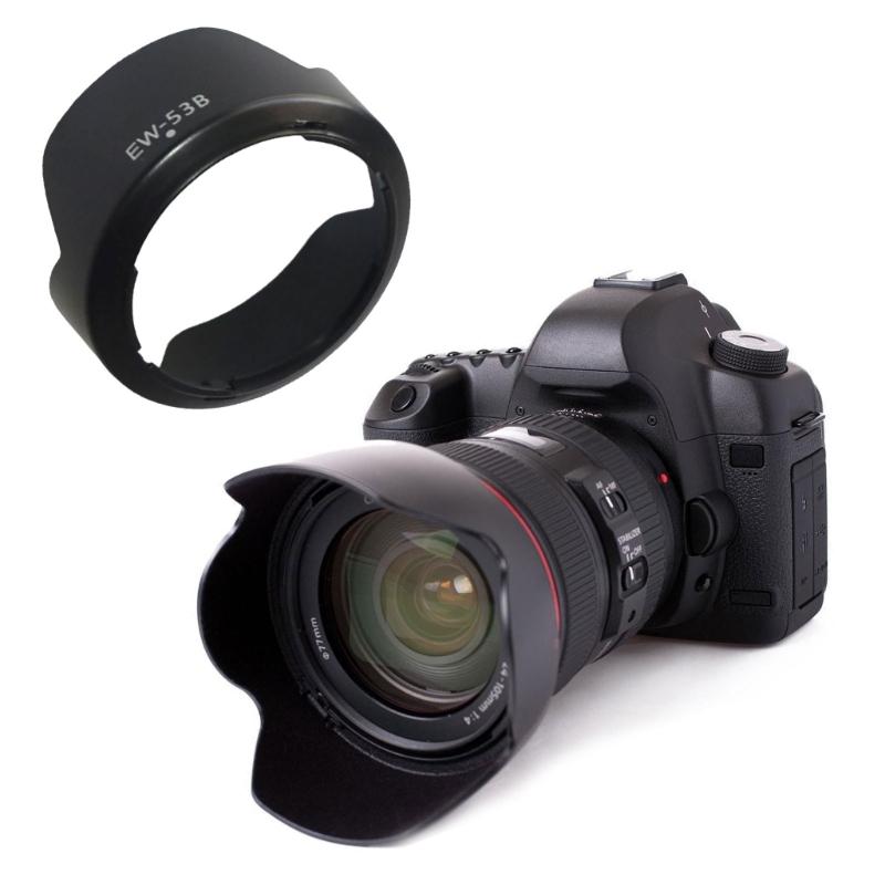 Professional Lens Hood EW-53B for RF-S 10-18mm F4.5-6.3 IS Lens 49mm Snap On Camera Lens Shade Protector