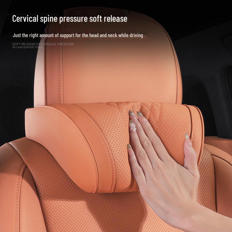 XPeng P7 Headrest & Lumbar Support Cushion for P5/M03X9G9G7G6 - Car Interior Decoration