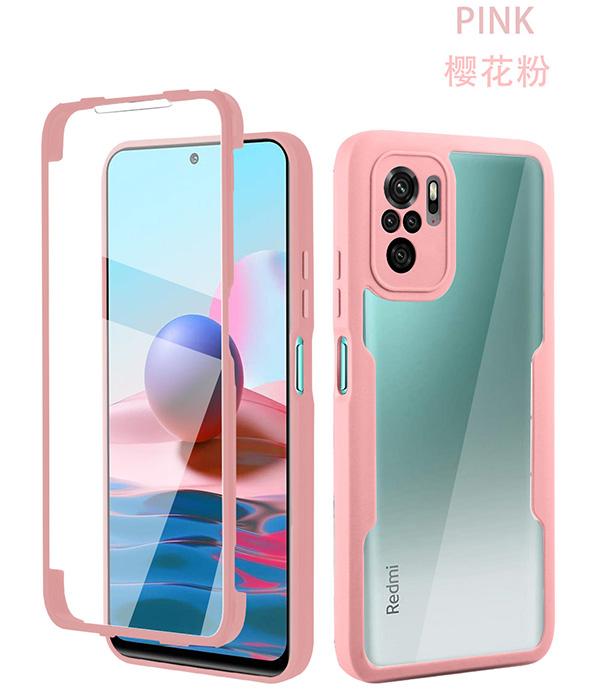 360 Full Protection Case For Xiaomi Redmi Note 13 12 11 11S 10 9 9S Pro Plus Max 13C 12C 12 10C 9 9A 9T 9C Double Sided Cover