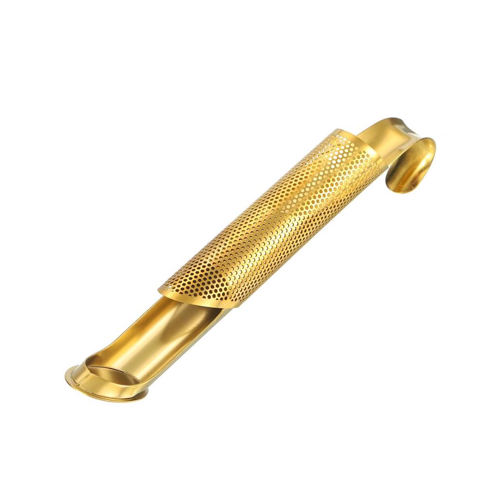 Uxcell 1-teiliges Teesieb mit feinem Netz, Teesteilgerät aus Edelstahl für losen Tee, Tee-Infuser-Stabpfeife mit Griff, Titan