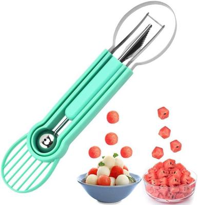Watermelon Cutter Slicer, 5 In 1 Melon Baller Scoop Set, Stainless Steel Watermelon Cutter Slicer Tool Melon Cutter Knife,