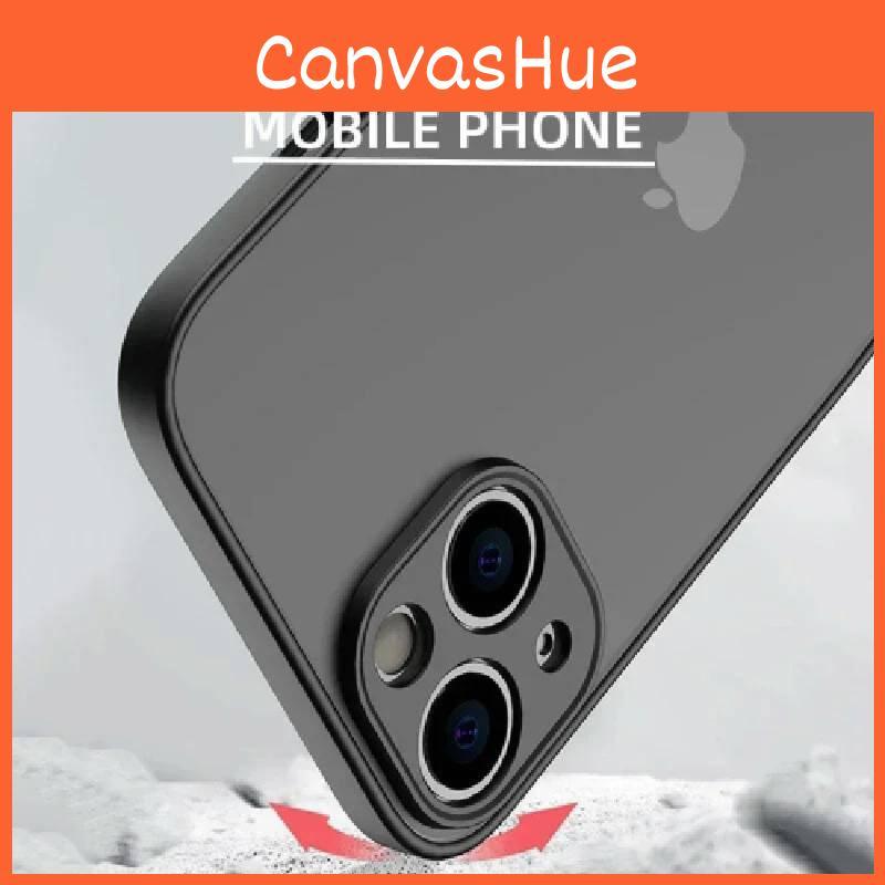 Stilvolle Matte PC Handyhülle für iPhone 13 Mini 12 Pro Max Stoßfest Kratzfest