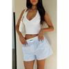 Women Sexy Halter V Neck Slim Fit Backless Cami Tank Top