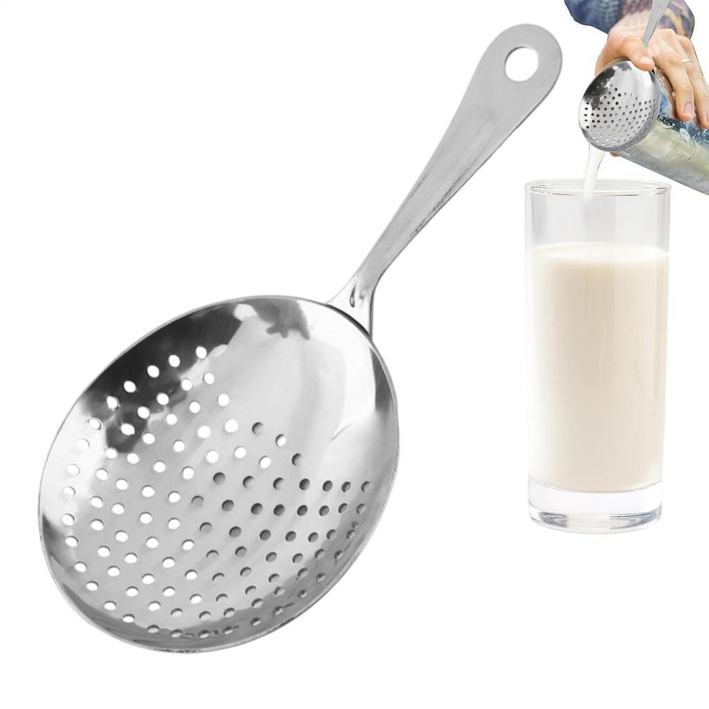 Bar Strainer Sieve Spoon Bartender Tool Professional Drink Spoon for Bar Making Beverage Preparation Shaker Mixing Glass
