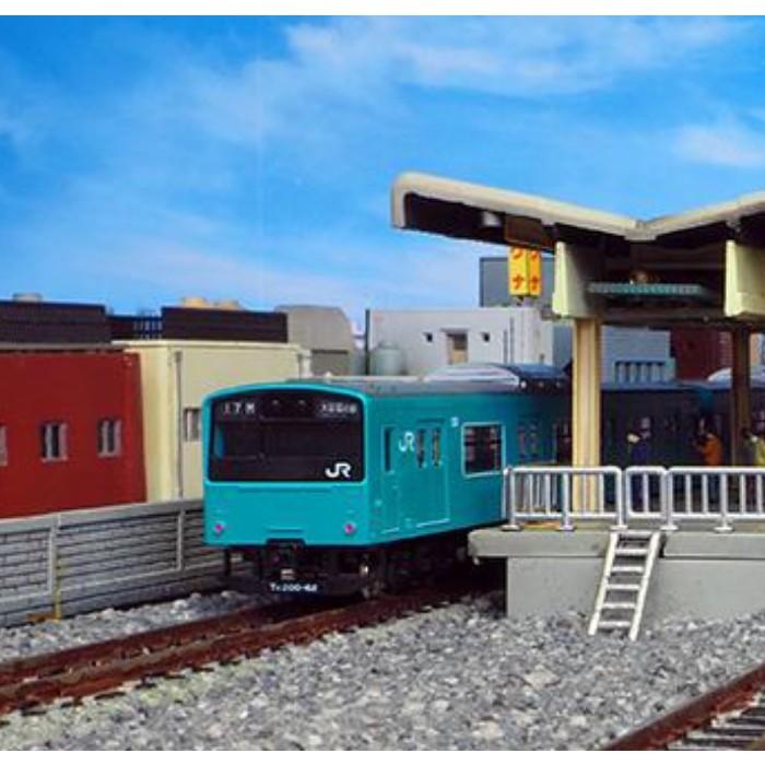 

Greenmax N Gauge JR 201 Series Improved Sky Osaka Loop Set Model Train Train, Blue, Line, 8-Car (with Motor), 30267,