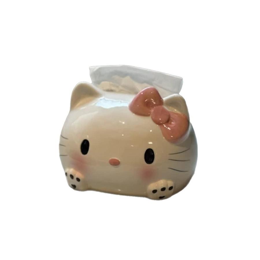 Hello Kitty KT Papiertuchbox Heim Wohnzimmer Dekoration Taschentuchhalter Taschentücher Servietten Toilettenpapier Hohe Visuelle Attraktivität